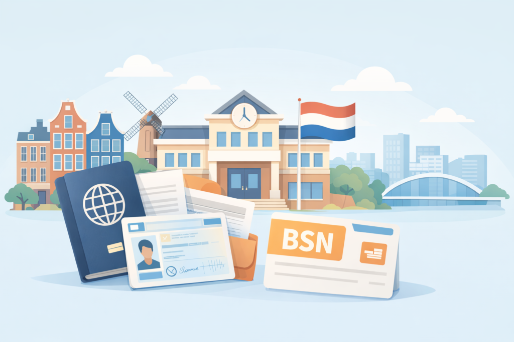 الحصول على رقم BSN في هولندا للمقيمين الجدد