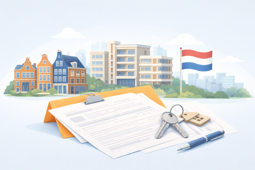 السكن في هولندا وأنواع الإيجار للمقيمين الجدد